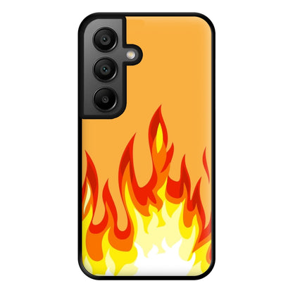 Orange Flame Phone Case for Google Pixel 8