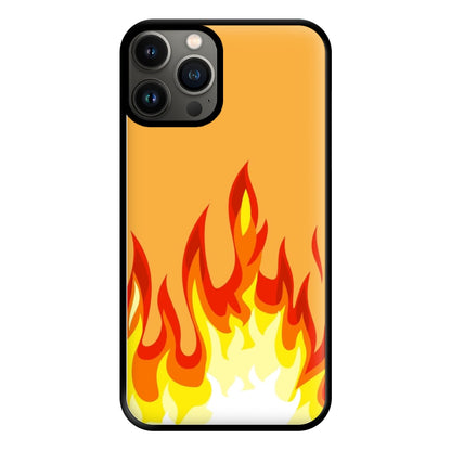 Orange Flame Phone Case for iPhone 13 Pro Max