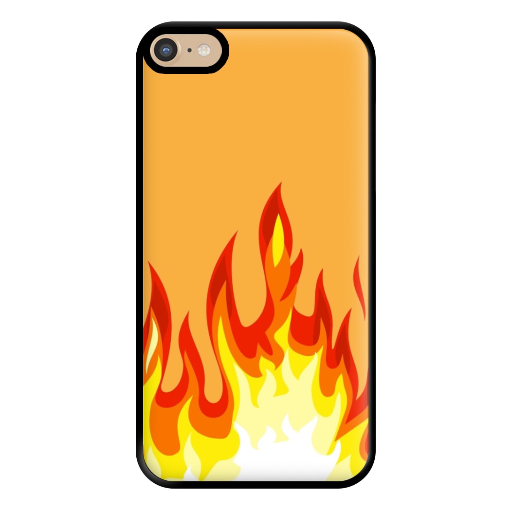 Orange Flame Phone Case for iPhone 6 Plus / 7 Plus / 8 Plus