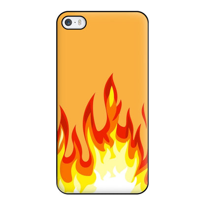 Orange Flame Phone Case for iPhone 5 / 5s / SE 2016