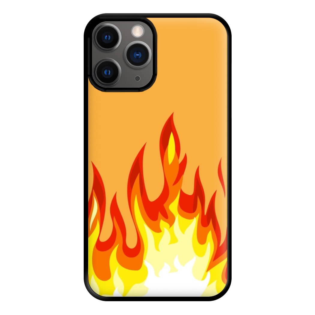 Orange Flame Phone Case for iPhone 12 Pro Max