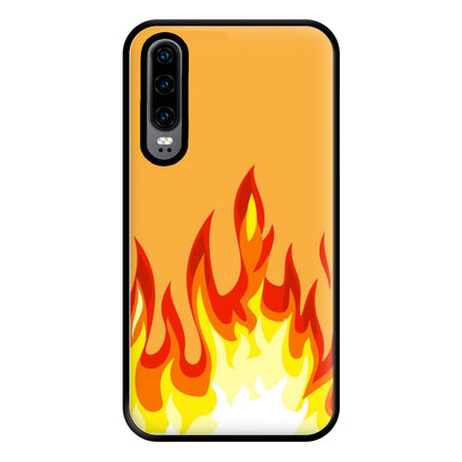 Orange Flame Phone Case for Huawei P30