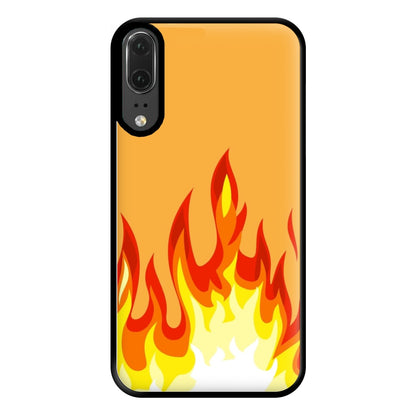 Orange Flame Phone Case for Huawei P20