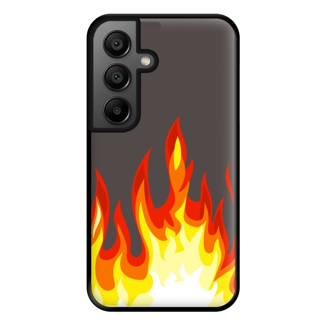 Grey Flame Phone Case for Google Pixel 8