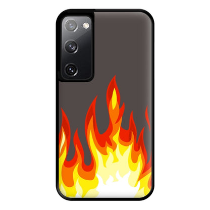 Grey Flame Phone Case for Galaxy S20