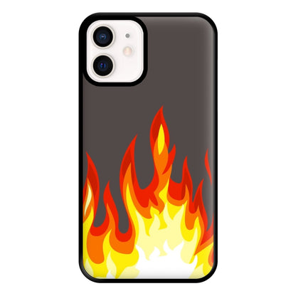 Grey Flame Phone Case for iPhone 12 Mini