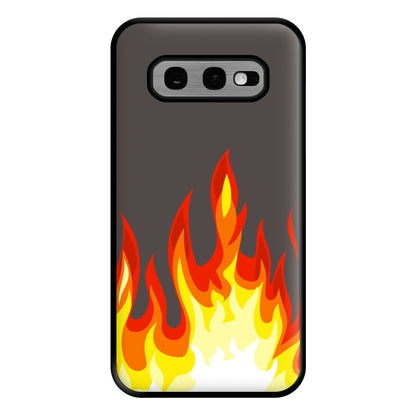 Grey Flame Phone Case for Galaxy S10e