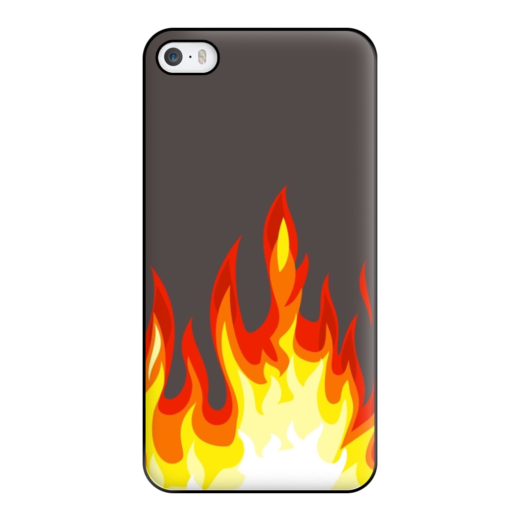 Grey Flame Phone Case for iPhone 5 / 5s / SE 2016