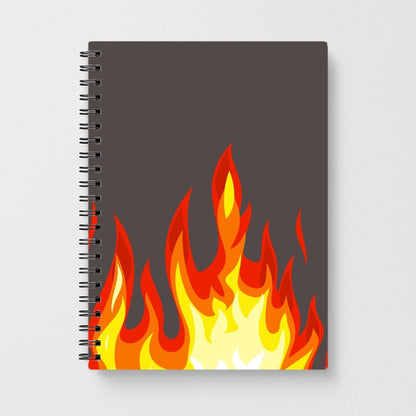 Grey Flame Notebook