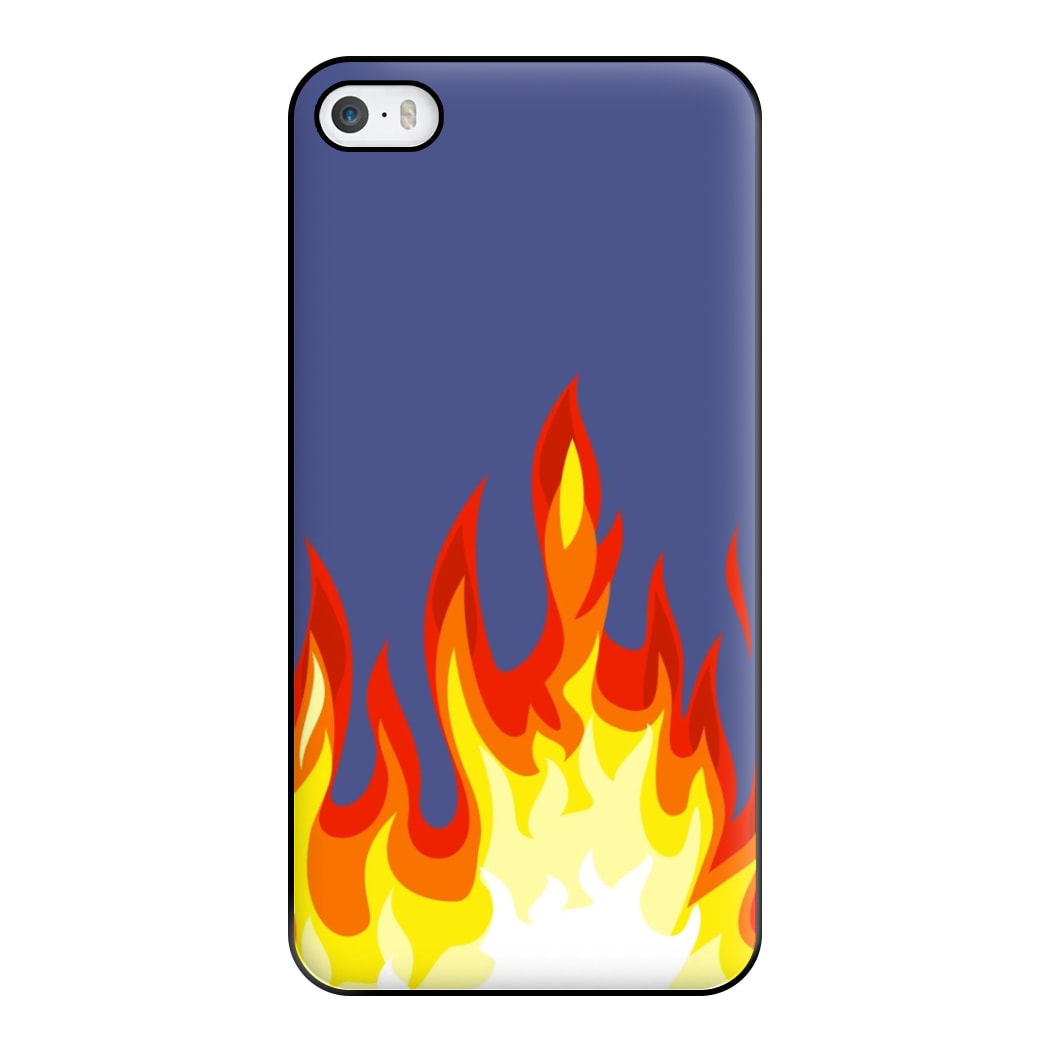 Dark Blue Flame Phone Case for iPhone 5 / 5s / SE 2016