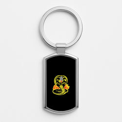 C Kai Logo Silver Keyring