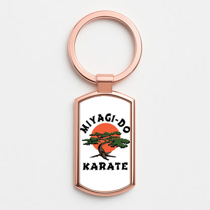 Miyagi-do Karate - C Kai Rose Gold Keyring