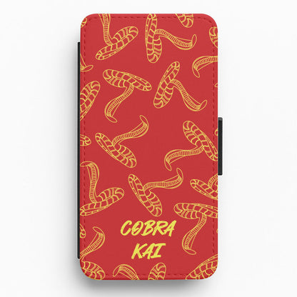 Snake Collage Flip / Wallet Phone Case