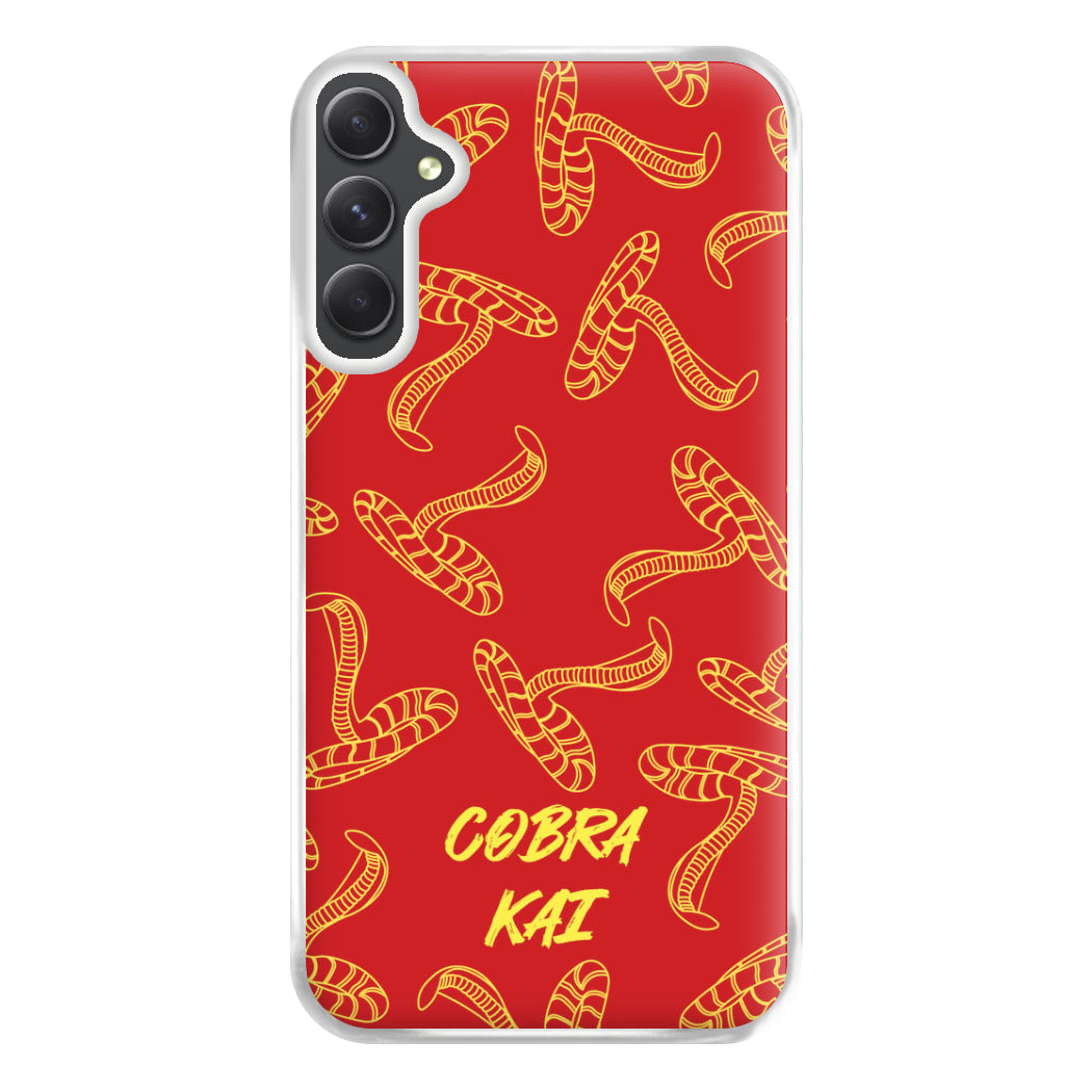 Snake Collage Phone Case for Galaxy A34