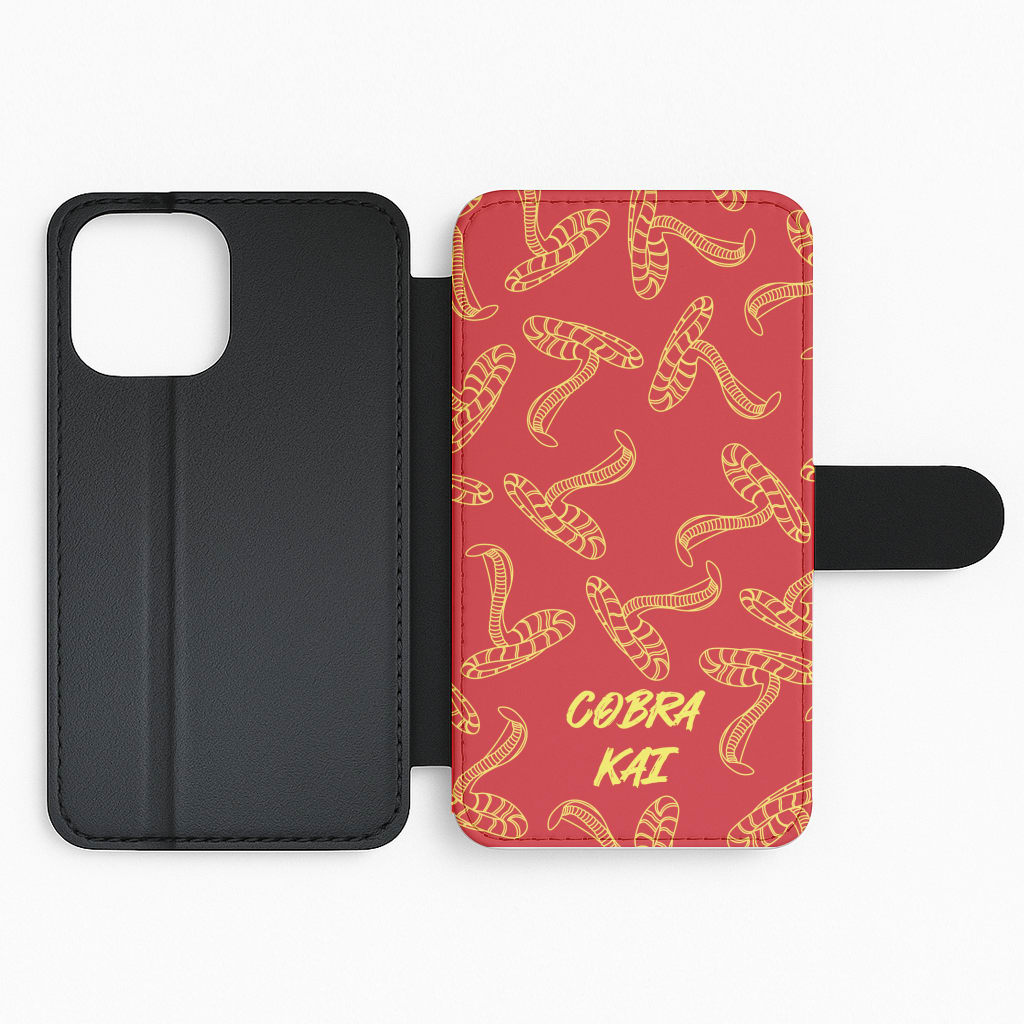 Snake Collage Flip Phone Case