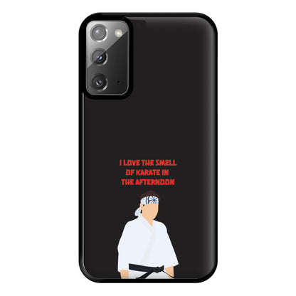 I Love The Smell Of Karate Phone Case for Galaxy Note 20 Ultra