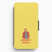 Become A Badass Flip / Wallet Phone Case 1