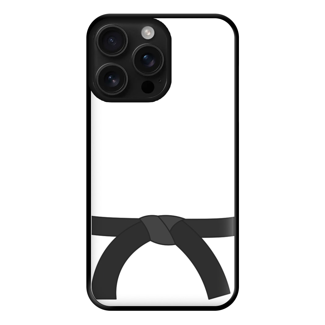 Black Belt Phone Case for iPhone 16 Pro Max