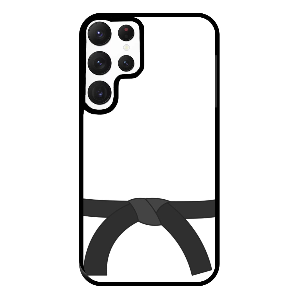 Black Belt Phone Case for Galaxy S22 Ultra