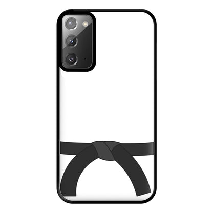 Black Belt Phone Case for Galaxy Note 20 Ultra