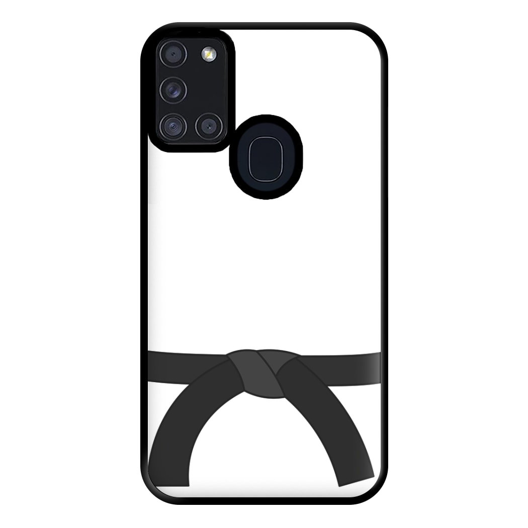 Black Belt Phone Case for Galaxy A21s