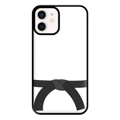 Black Belt Phone Case for iPhone 12 Mini