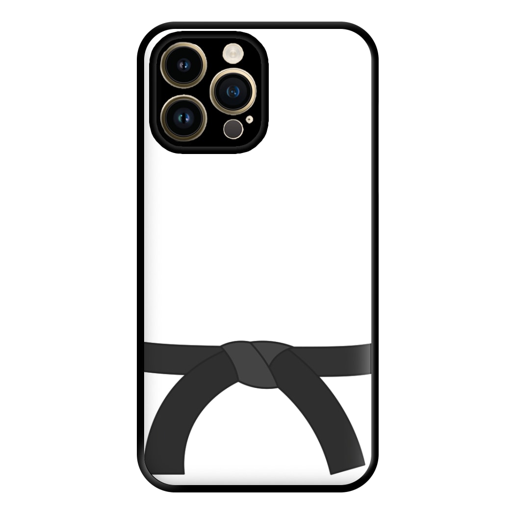 Black Belt Phone Case for iPhone 14 Pro Max