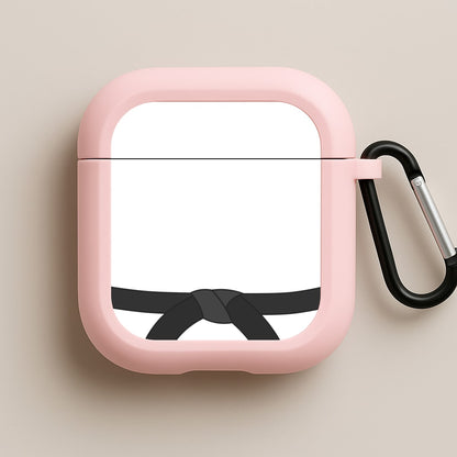 Black Belt Pink AirPods Case