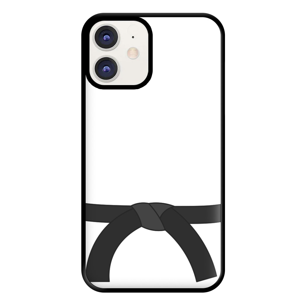 Black Belt Phone Case for iPhone 12 / 12 Pro