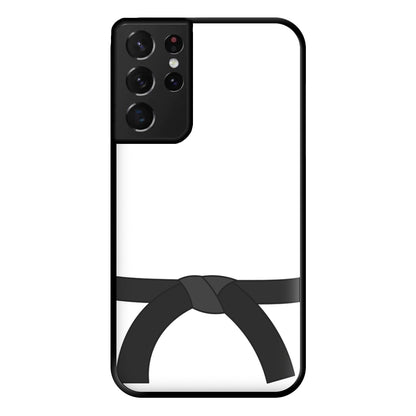 Black Belt Phone Case for Galaxy S21 Ultra