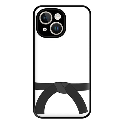 Black Belt Phone Case for iPhone 14 Plus