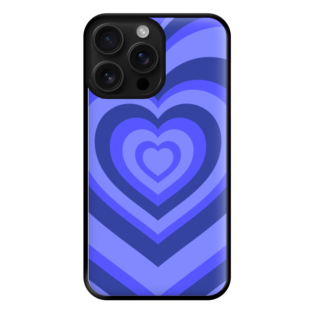 Blue - Colourful Hearts Phone Case