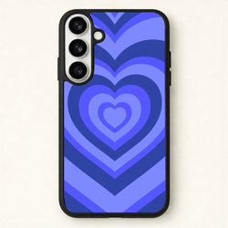 Blue - Colourful Hearts Phone Case for Galaxy S26 Plus