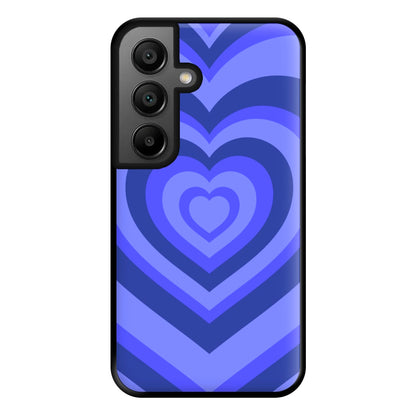 Blue - Colourful Hearts Phone Case for Google Pixel 8