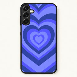 Blue - Colourful Hearts Phone Case for Galaxy A17