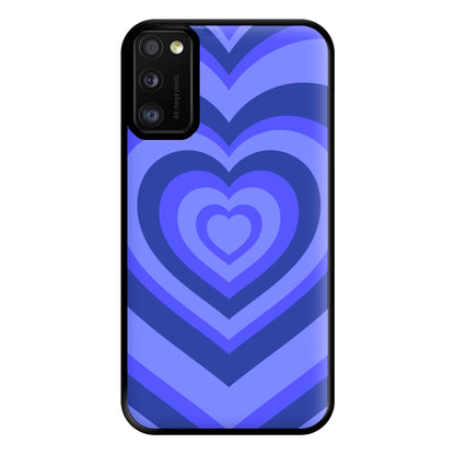 Blue - Colourful Hearts Phone Case for Galaxy A41