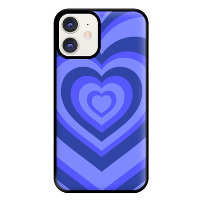 Blue - Colourful Hearts Phone Case for iPhone 11