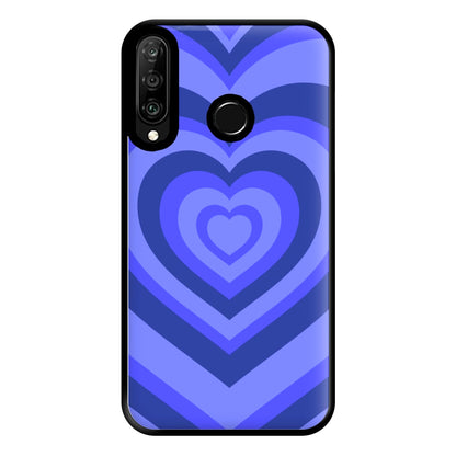 Blue - Colourful Hearts Phone Case for Huawei P30 Lite