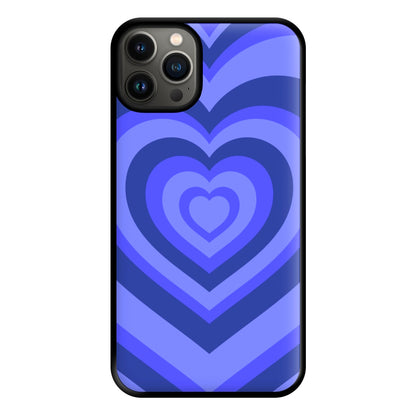 Blue - Colourful Hearts Phone Case for iPhone 13