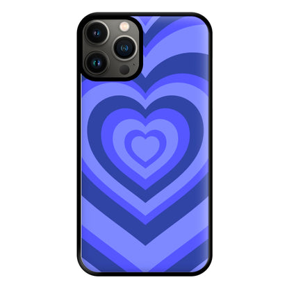 Blue - Colourful Hearts Phone Case for iPhone 13 Pro Max