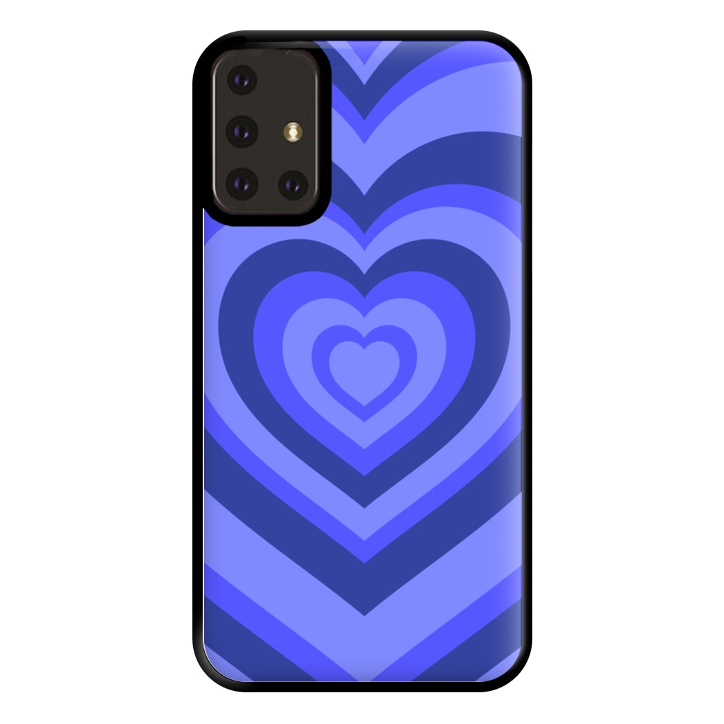 Blue - Colourful Hearts Phone Case for Galaxy A71