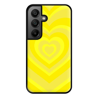 Yellow - Colourful Hearts Phone Case for Google Pixel 8