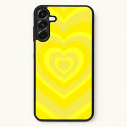 Yellow - Colourful Hearts Phone Case for Galaxy A57