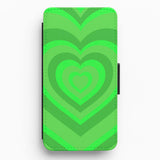 Colourful Hearts Wallet Phone Cases