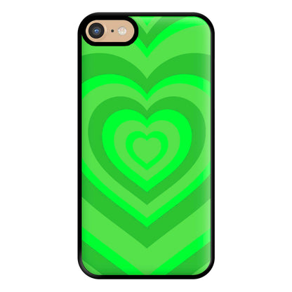 Green - Colourful Hearts Phone Case for iPhone 6 / 7 / 8 / SE