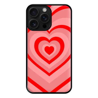 Red - Colourful Hearts Phone Case for iPhone 16 Pro Max