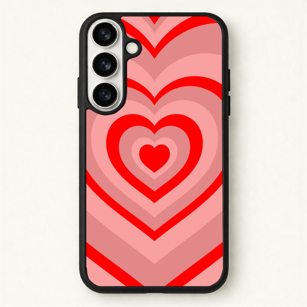 Red - Colourful Hearts Phone Case for Galaxy S26 Plus