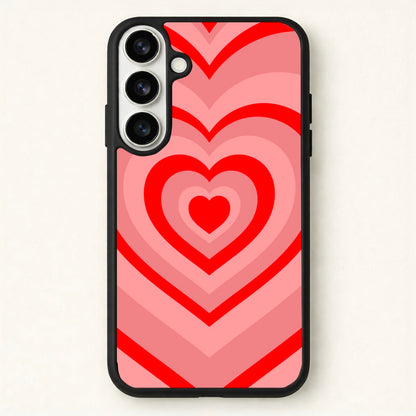 Red - Colourful Hearts Phone Case for Galaxy S26 Plus