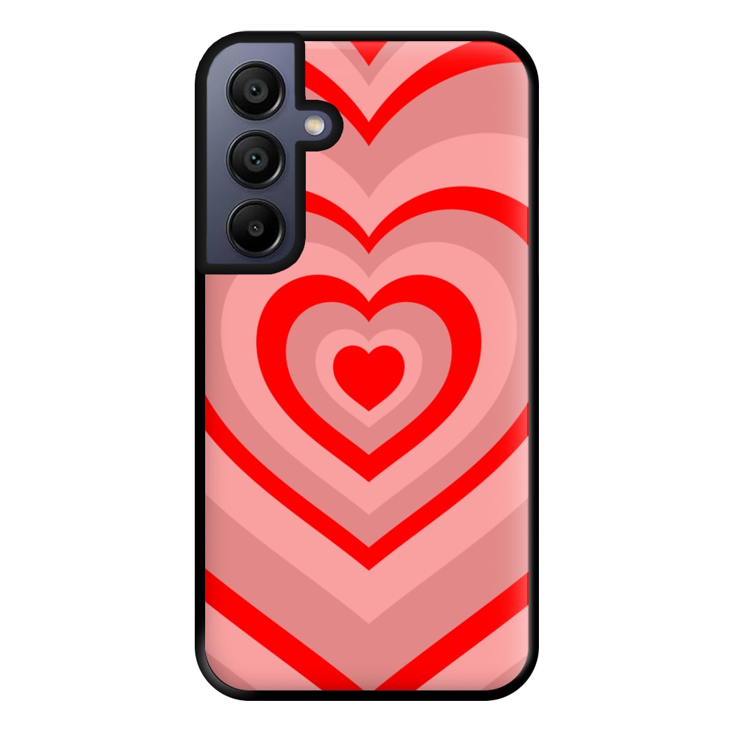 Red - Colourful Hearts Phone Case for Galaxy A15