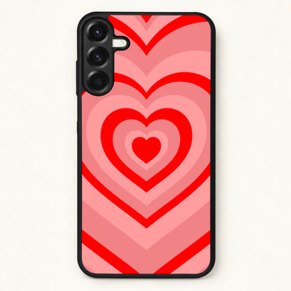 Red - Colourful Hearts Phone Case for Galaxy A17